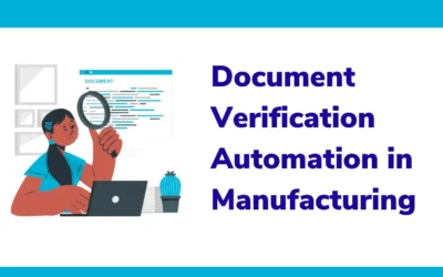 Document Verification in Manufacturing: AI Quality Compliance