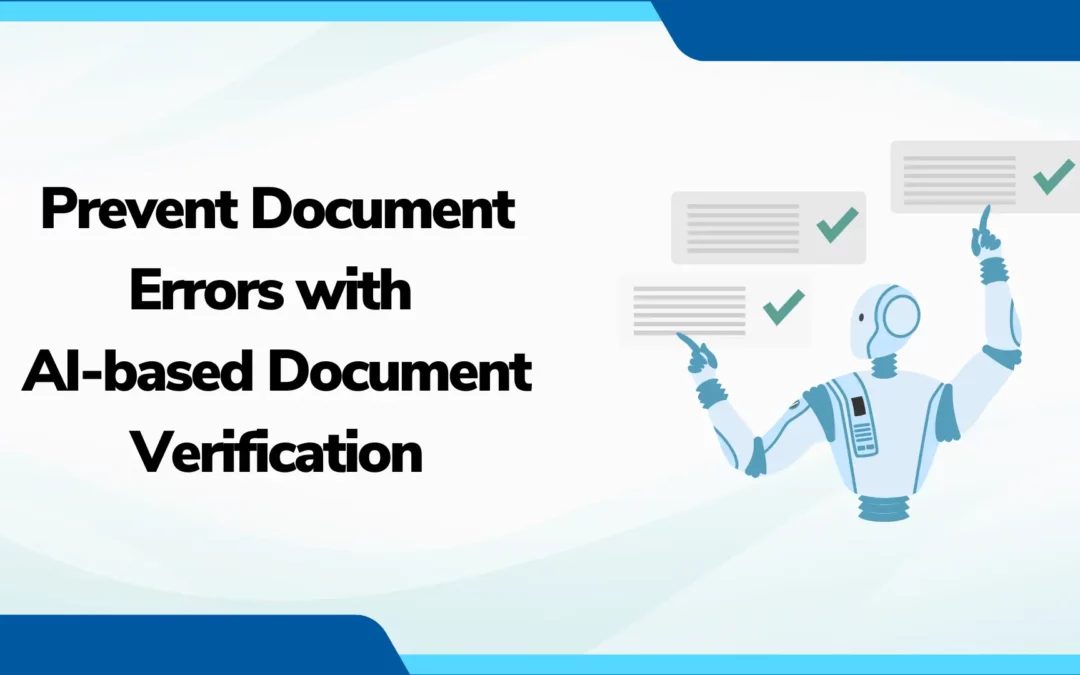 Prevent Document Errors with AI-based Document Verification