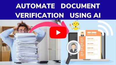 Speedy, Improved Accuracy of Document Verification Process using AI