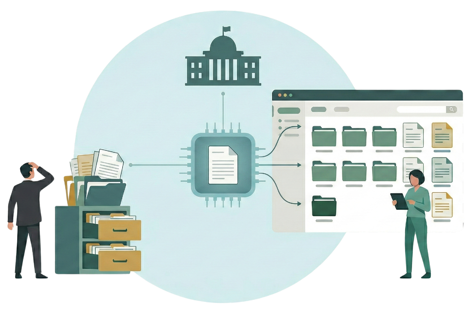 Government Document Management: AI Solution for Departments