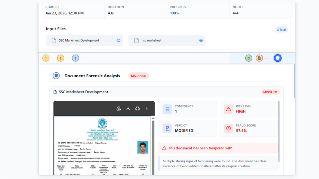 Document Fraud Detection: How AI Image Forensics Catches Tampered Documents